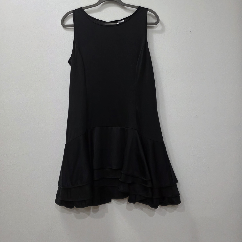 Spirit Black Layered Mini Dress